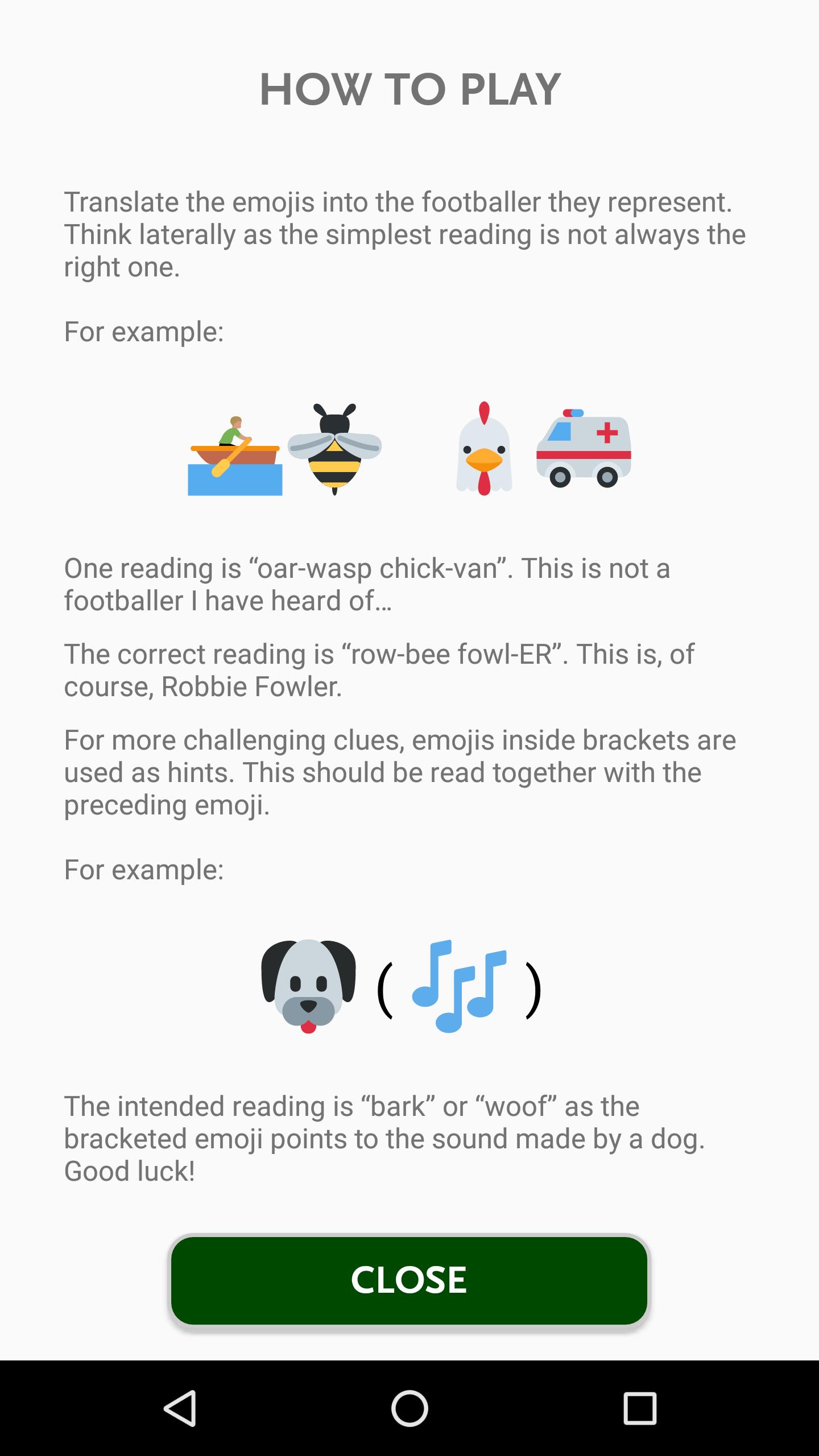 Soccer Emoji Quiz 2015/16