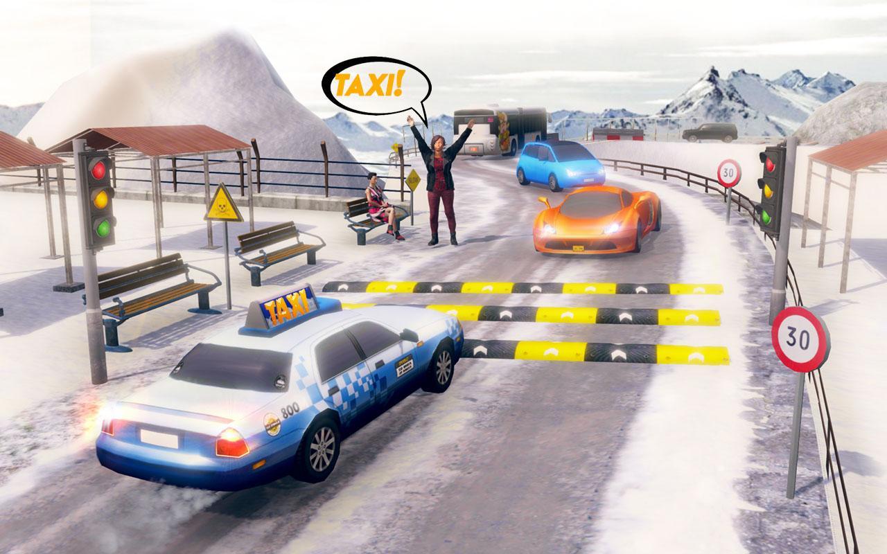 Offroad Hill Taxi Car Driving Simulator