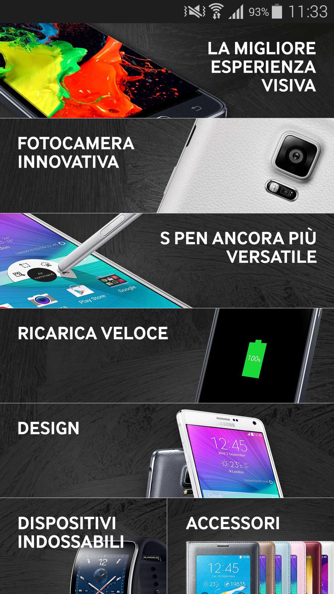 GALAXY Note 4 Experience (ITA)