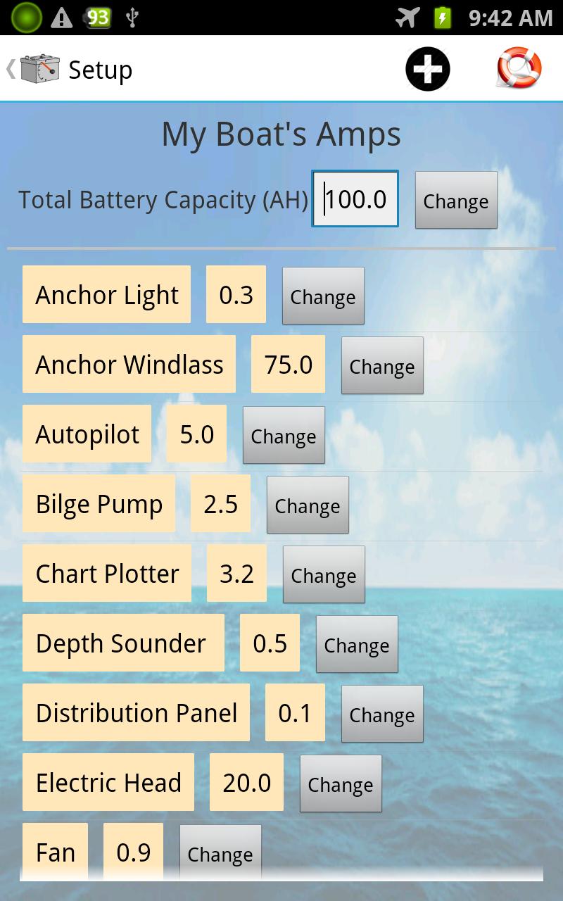 Boat Battery Amps Calculator