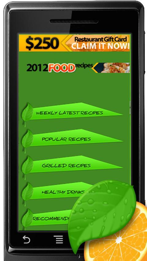 2012 Food Recipes