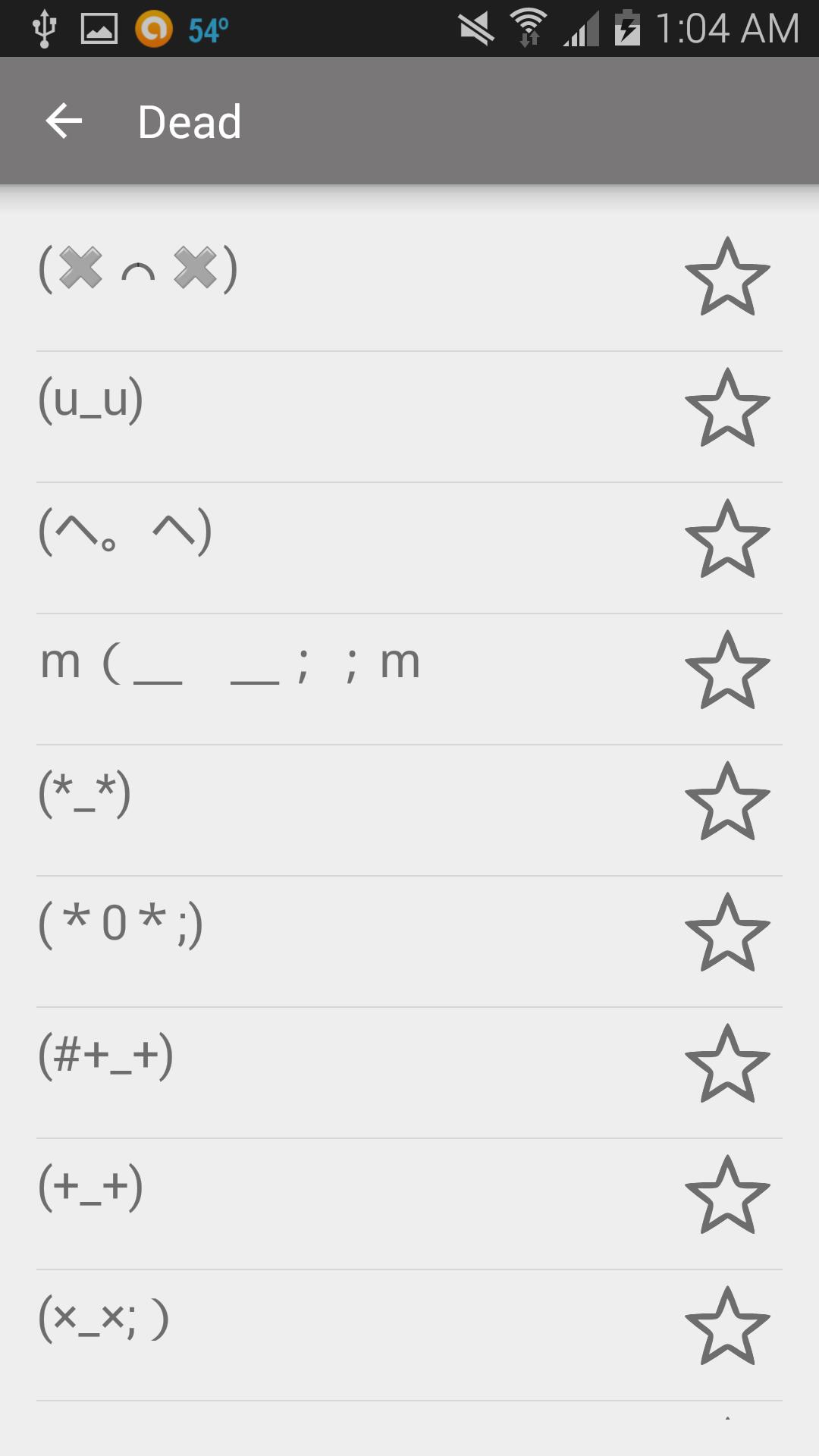 Japanese emoticons