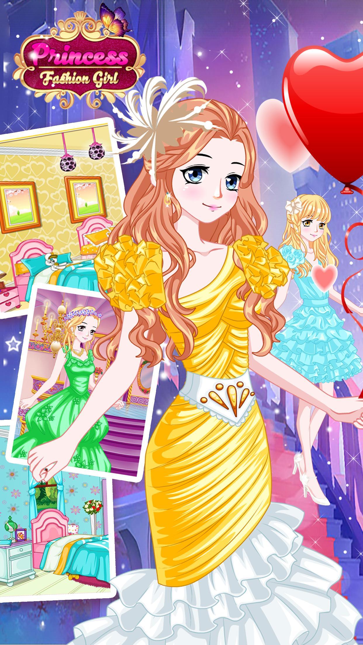 Princess Fashion Girls - Dressup & Makeup Games