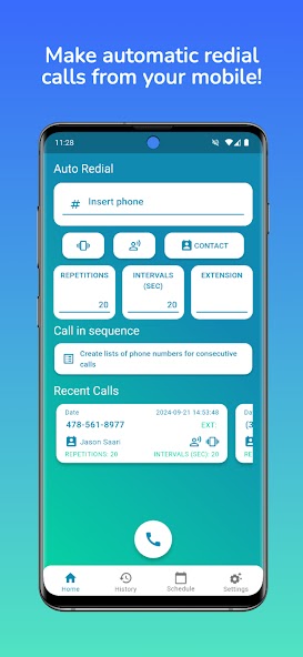 Auto Redial App