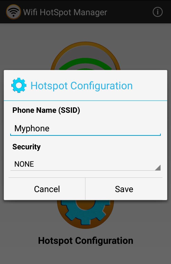 Wifi Hotspot Manager