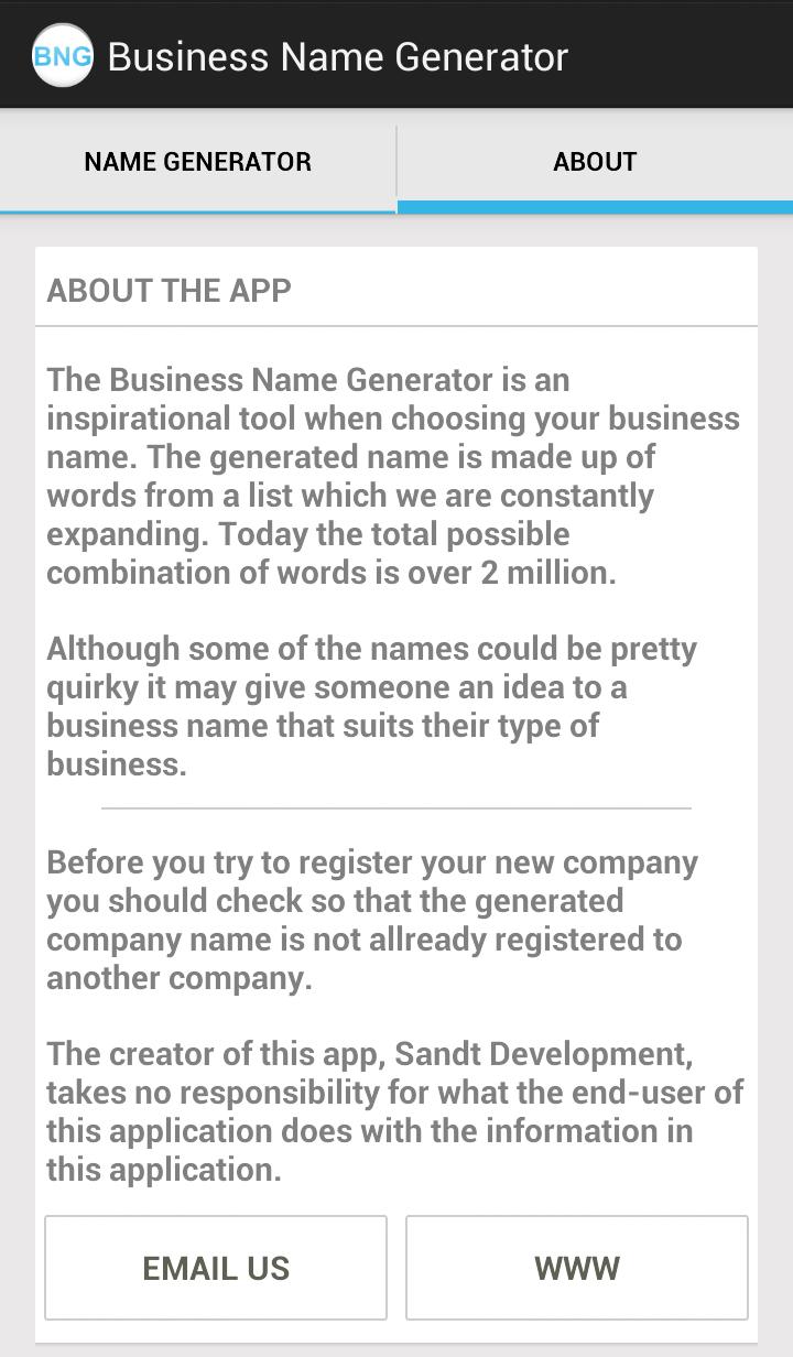 Business Name Generator