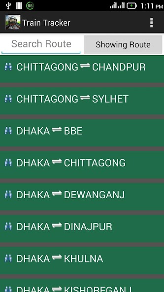 Bangladesh Train Tracker