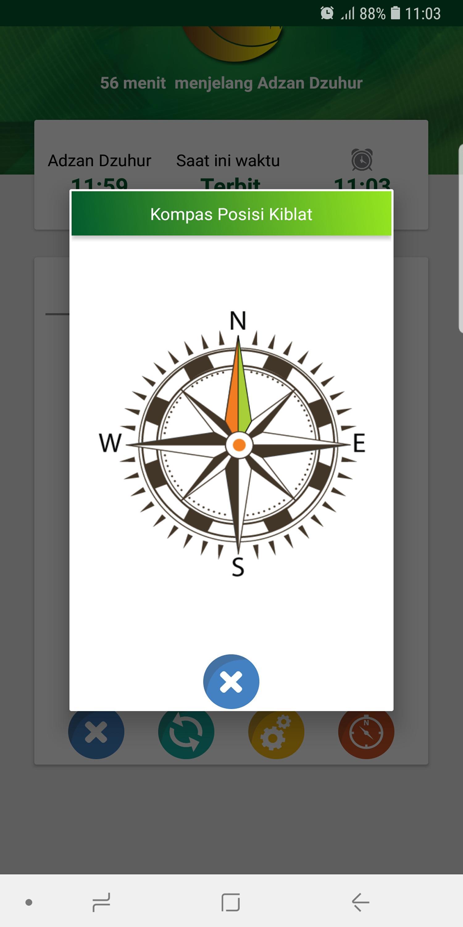 Jadwal adzan sholat qiblat