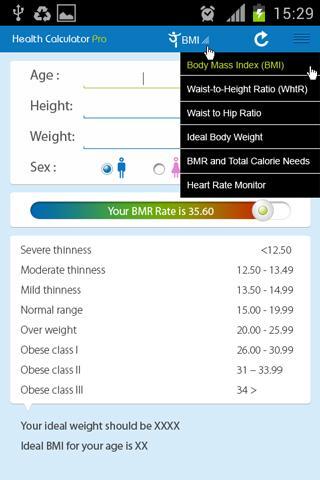 Health Calculator Pro