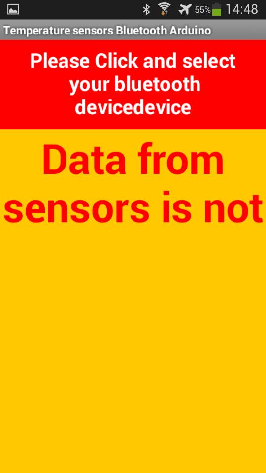 Thermometer Bluetooth Arduino