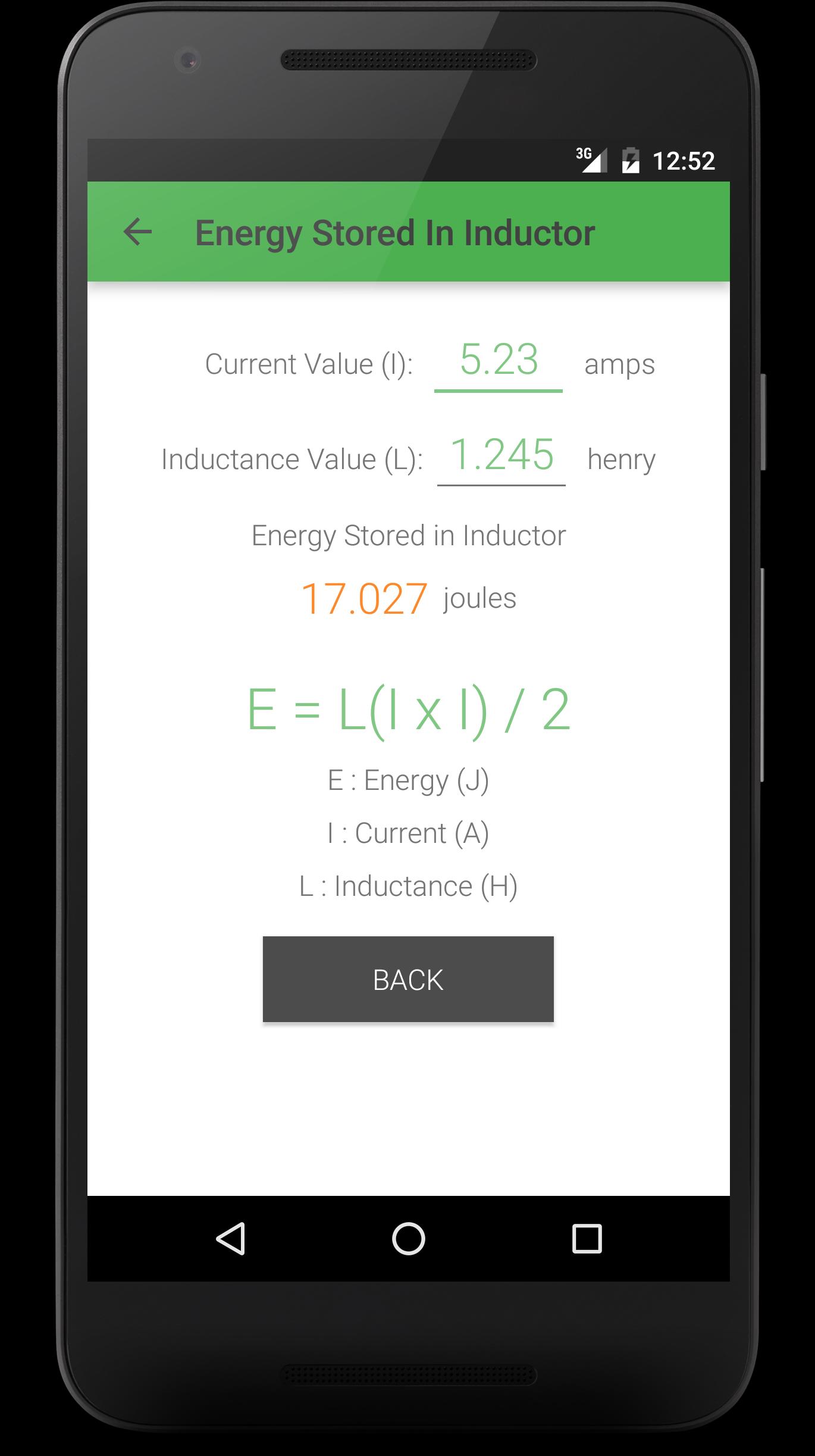 Electronics Formulas