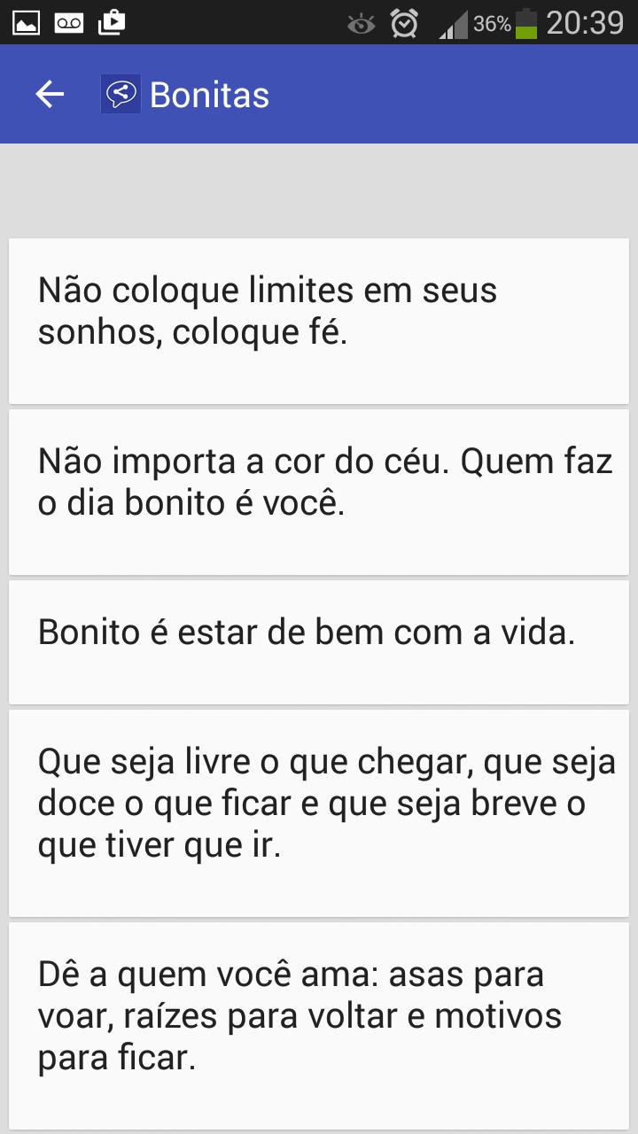 Mensagens Prontas e Frases