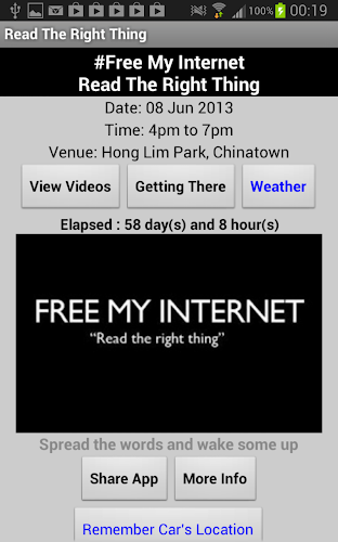 #Free My Internet Protest