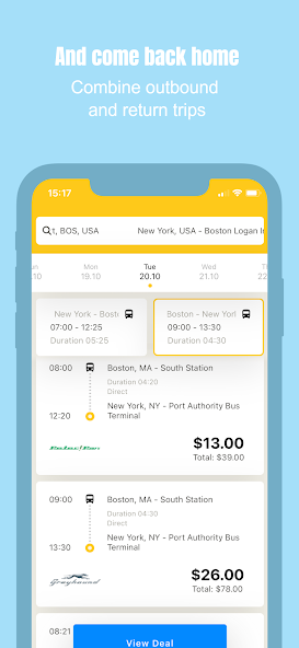 CheckMyBus: Find bus tickets!