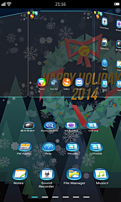 Happy Holiday Next Theme