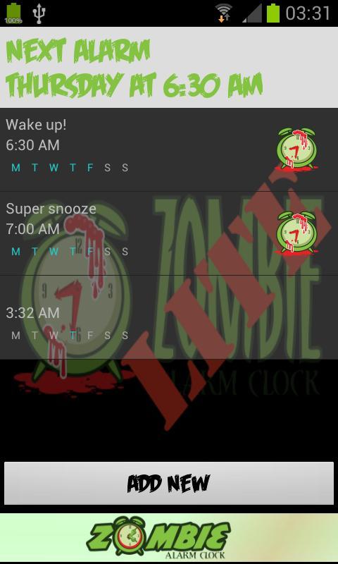 Zombie Alarm Clock LITE