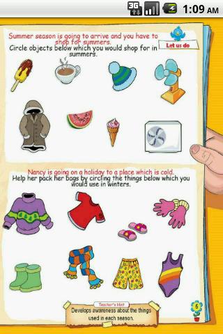 Seasons for LKG Kids