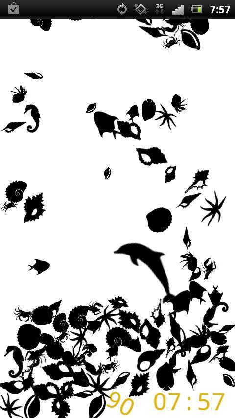 Polka dot clock -TOKITAMA-Sea