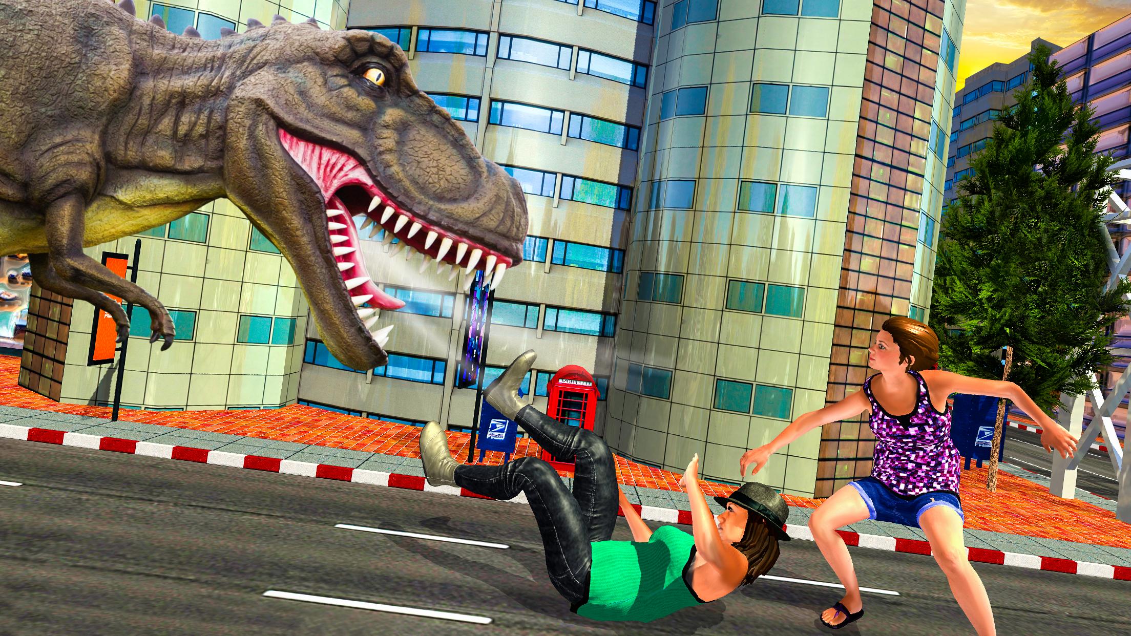 Deadly Dinosaur Survival: Angry Dino City Rampage