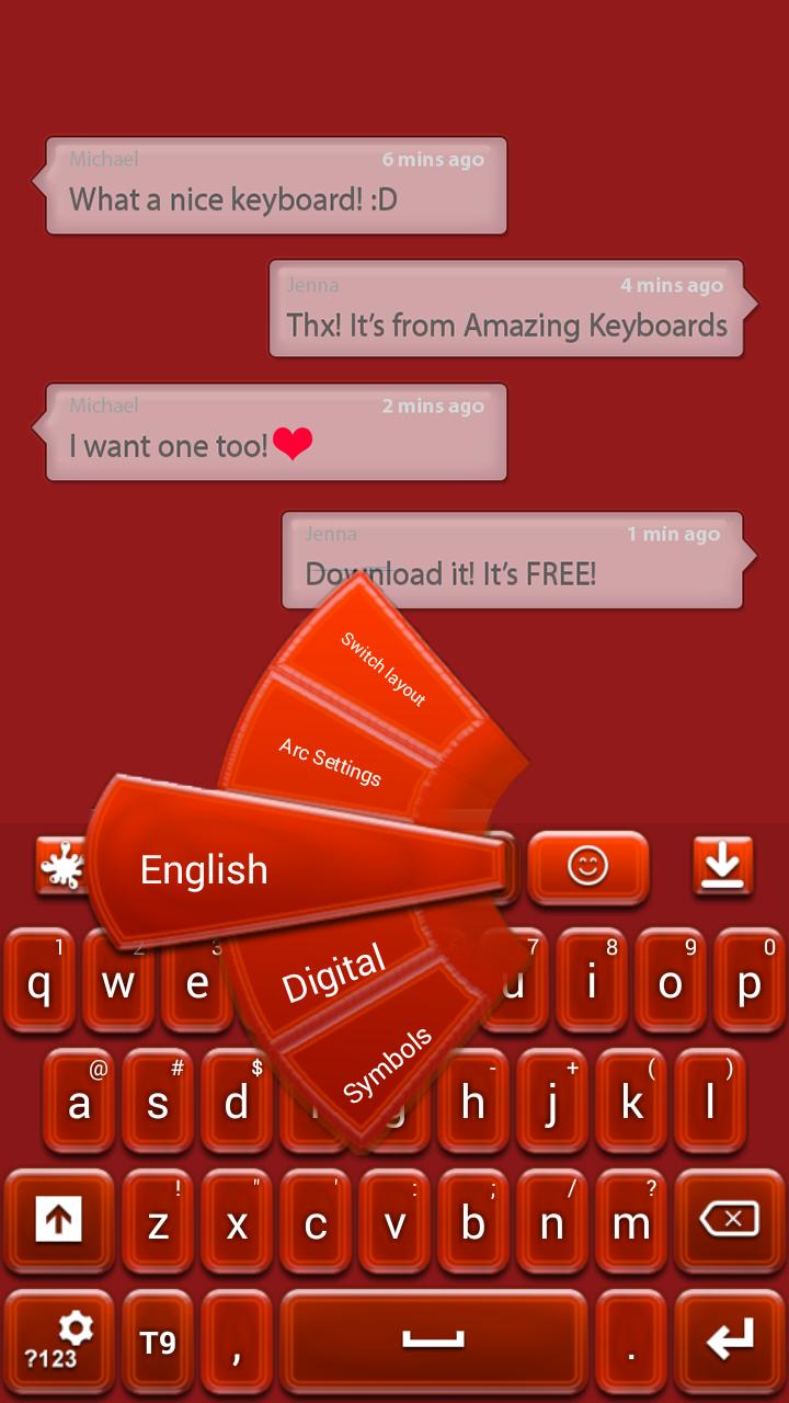Red GO Keyboard