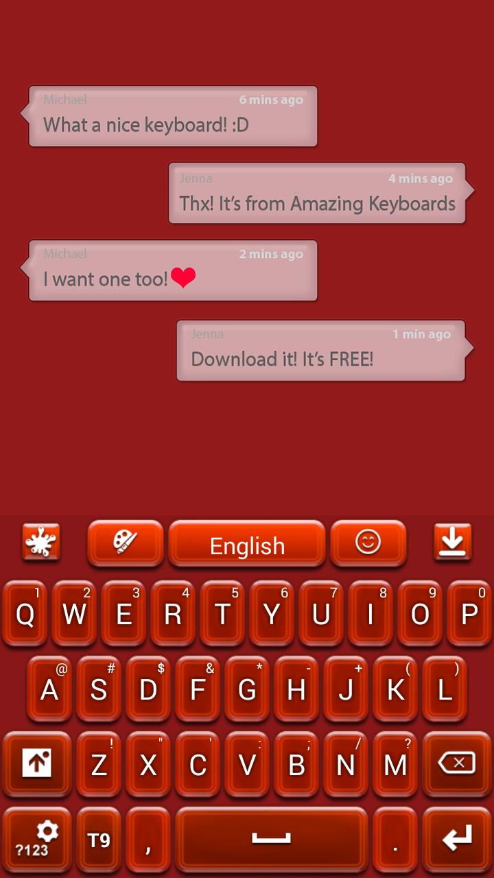Red GO Keyboard