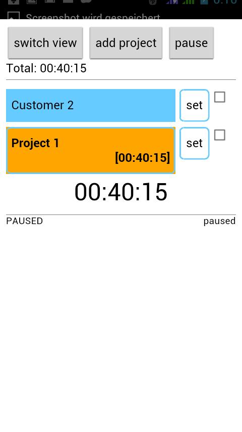 Project Time Tracker