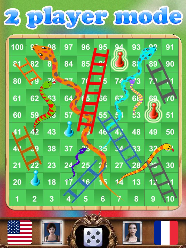 Snakes And Ladders - Dice Game : Board Game