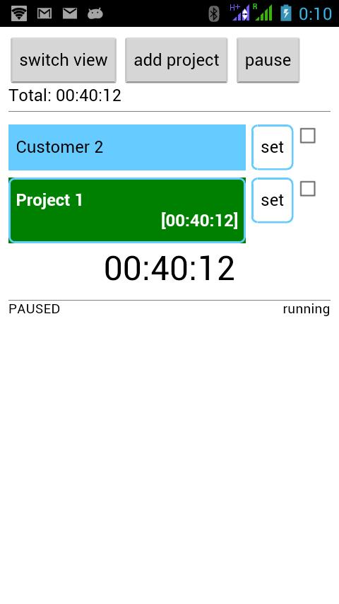 Project Time Tracker