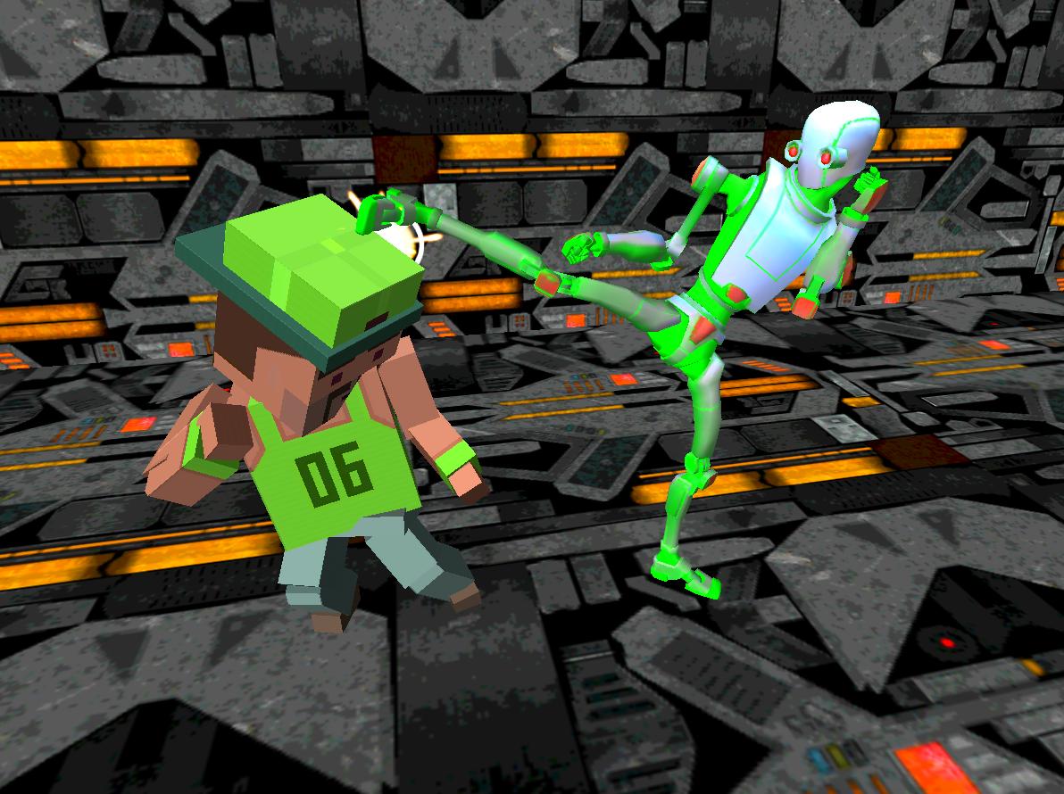 HUMAN VS ROBOTS Fighter 2050