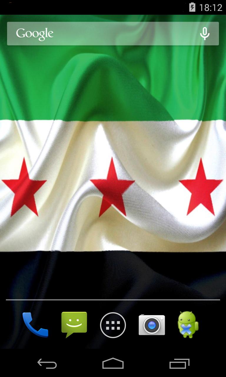 Flag of Syria Live Wallpaper