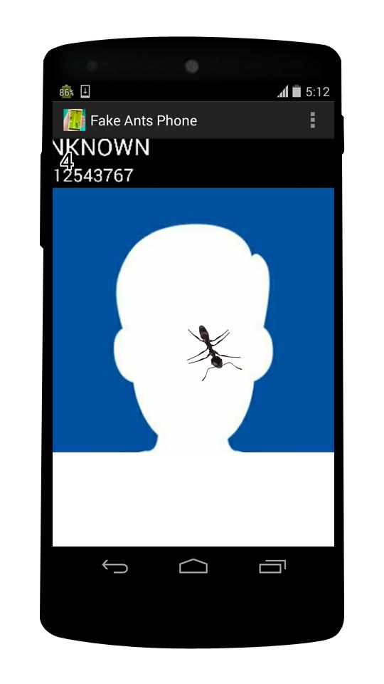Fake Ants In Phone