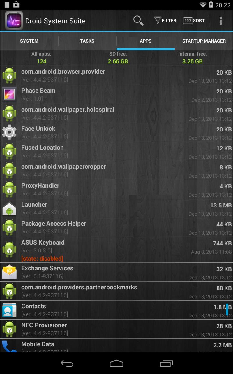 Droid System Suite