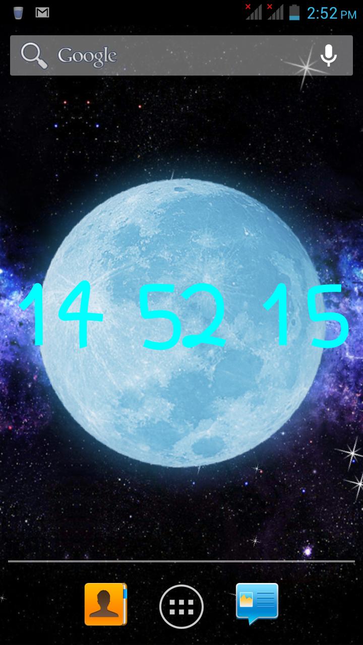 Galaxy Time Live wallpaper