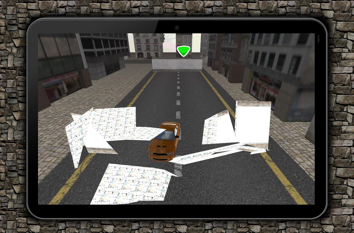 street destruction muscle car