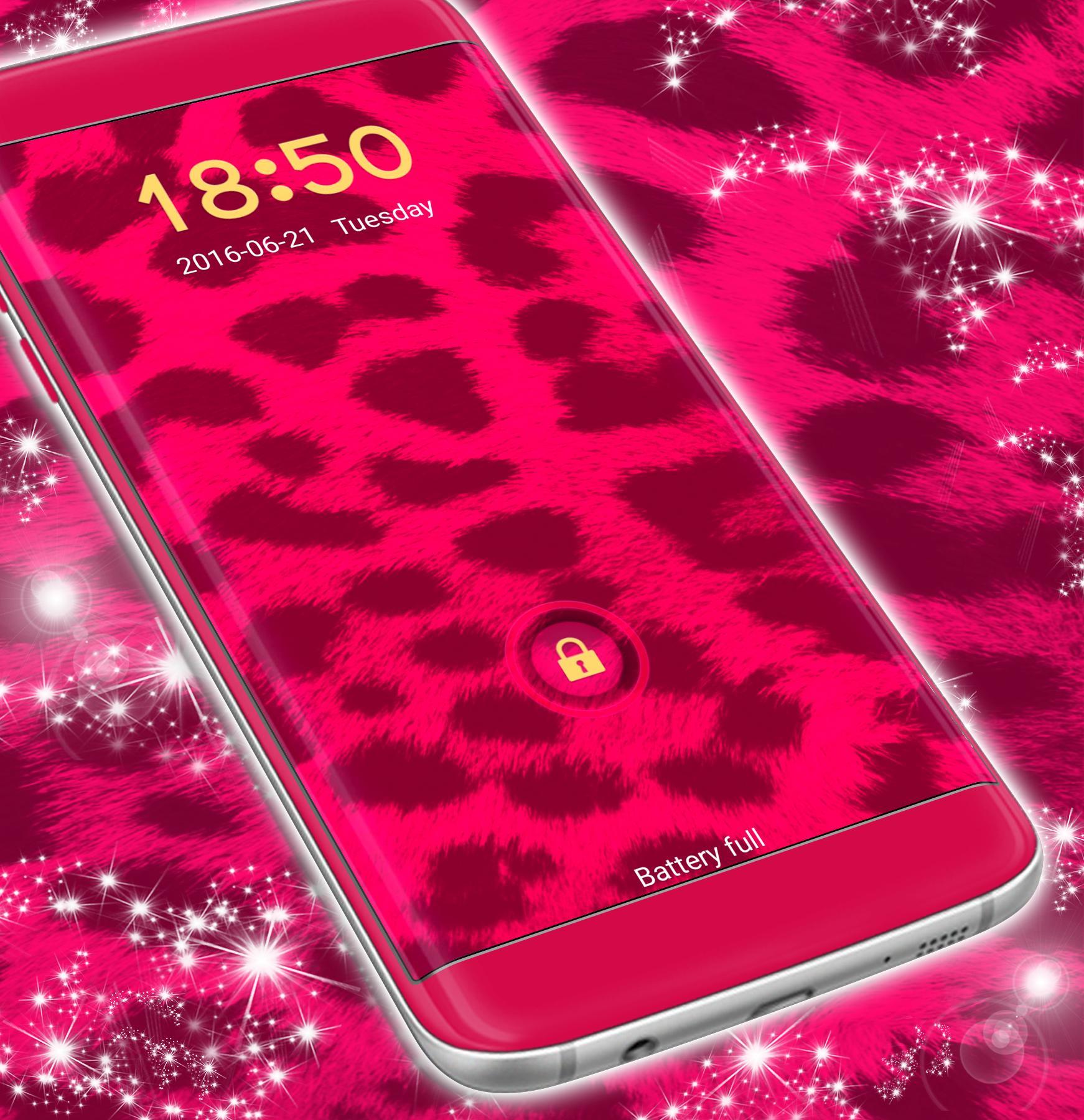 Cheetah Print Lock Screen Theme