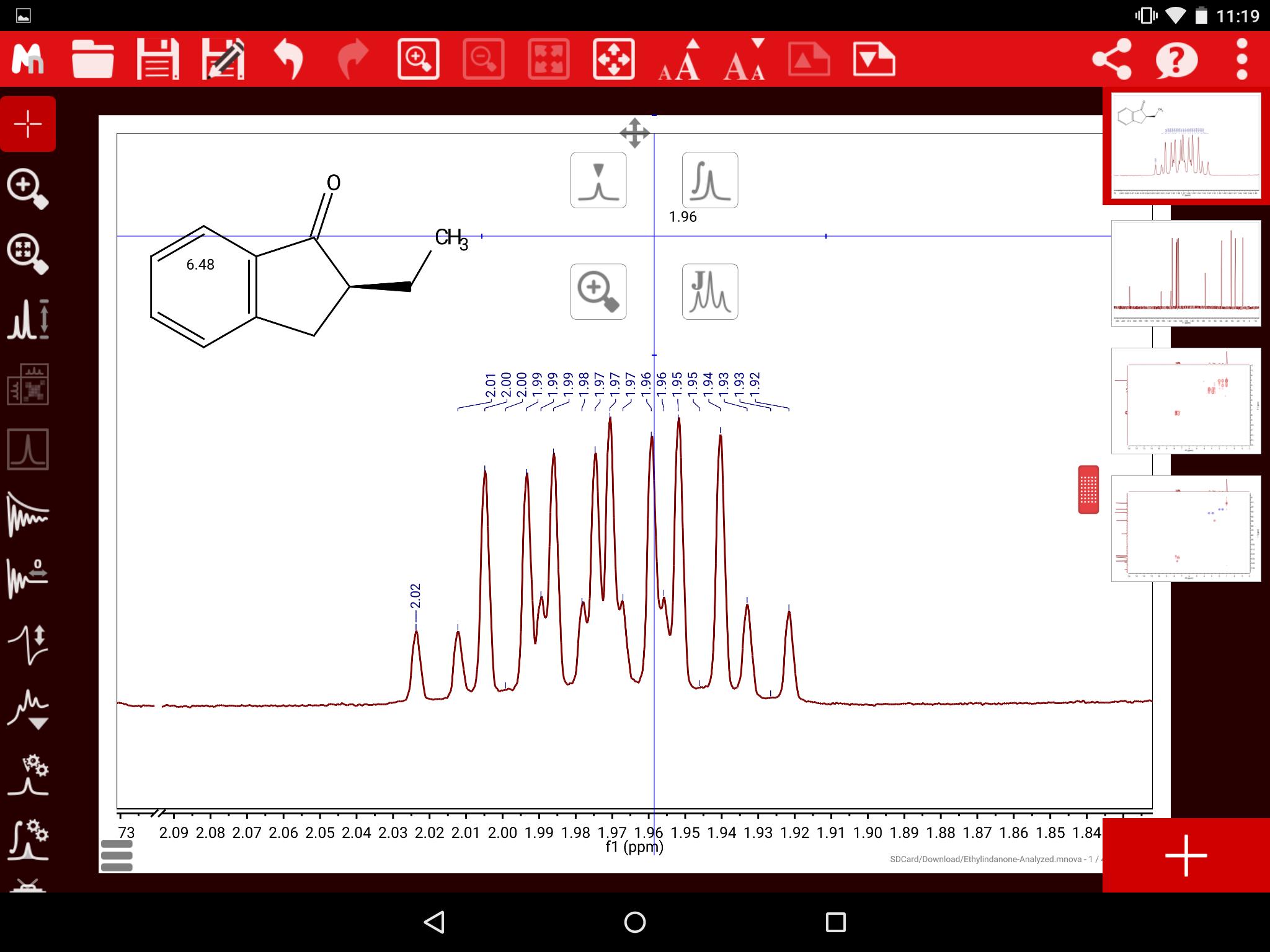 MestReNova (Mnova Tablet)