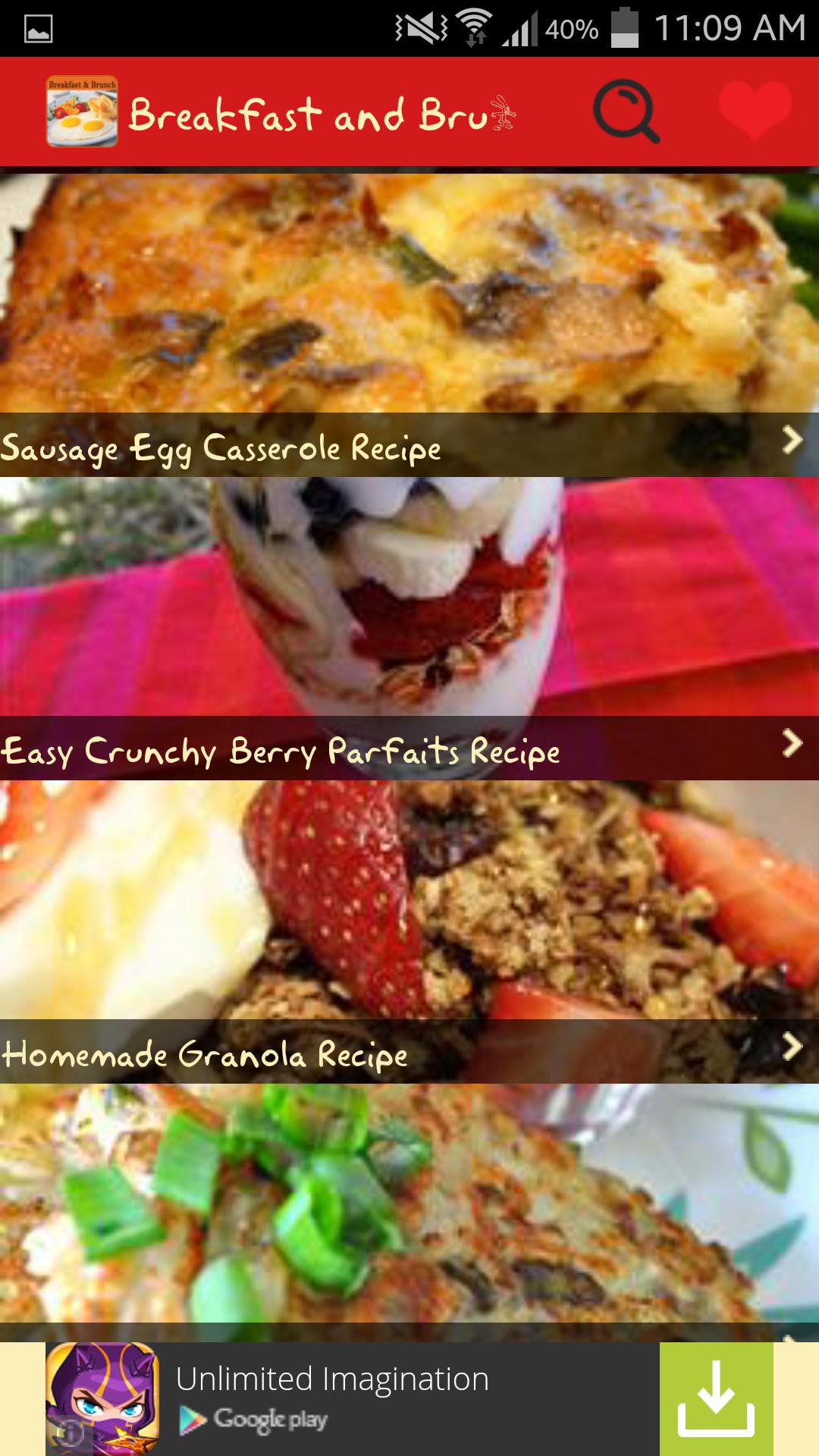 Breakfast and Brunch Recipes