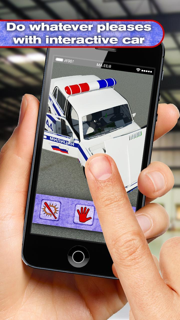 Car Crash Lada Vaz Police