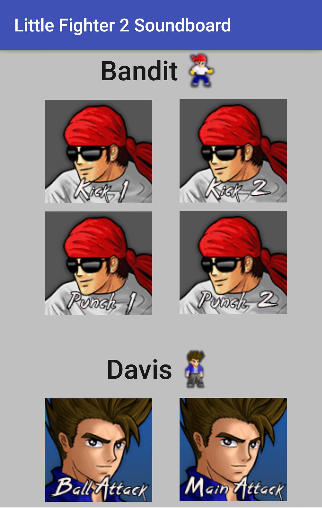 Little Fighter 2 Soundboard