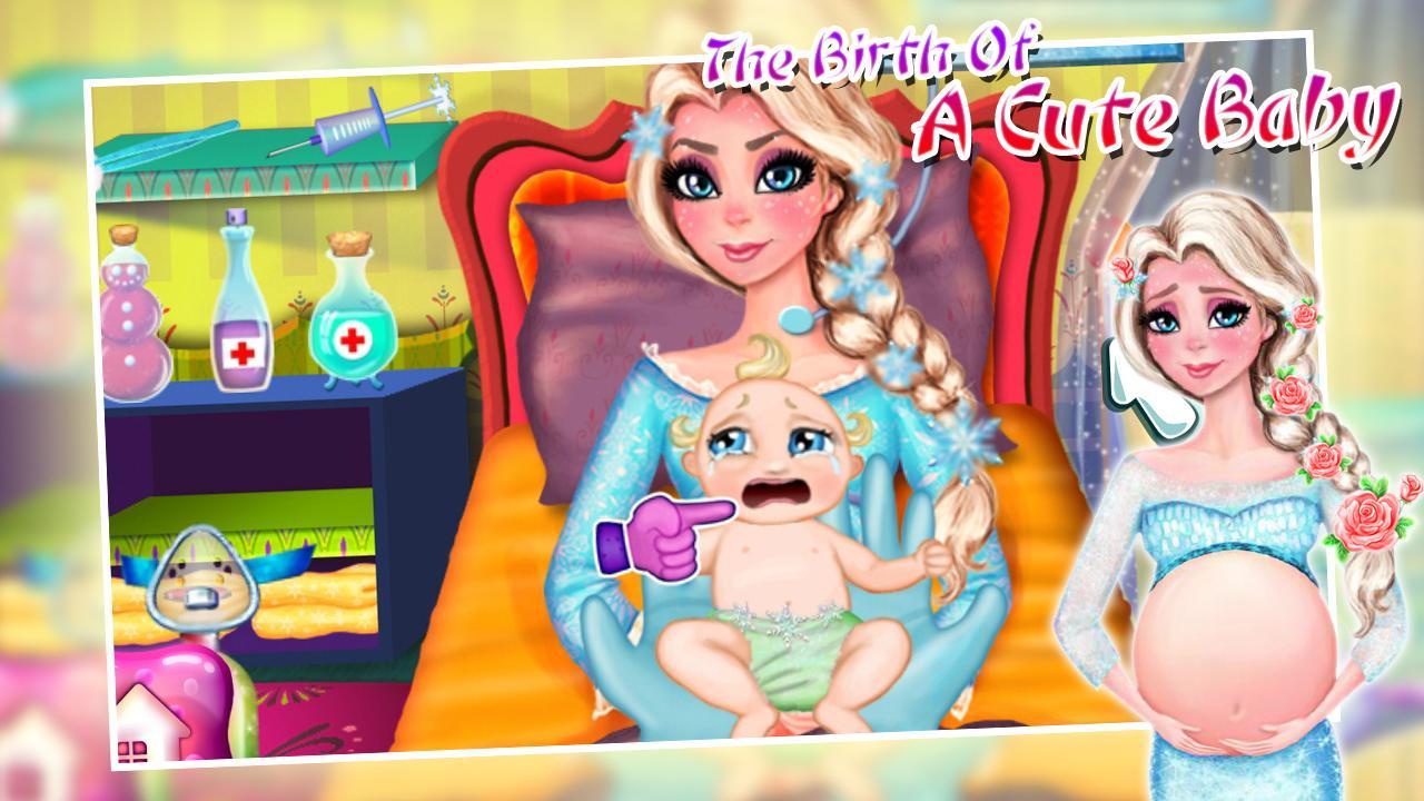 The birth of a cute baby