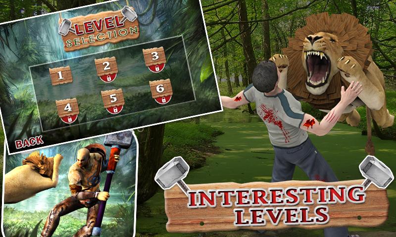 Wild Animals Rescue Warrior 3D