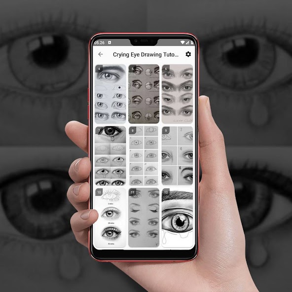 Crying Eye Drawing Tutorials