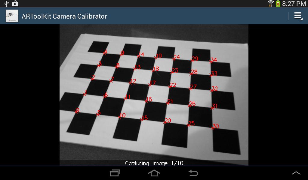 ARToolKit Camera Calibrator