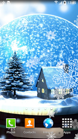 Winter Night Live Wallpaper