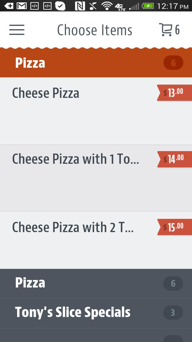 Tony's Pizzaria Ventura