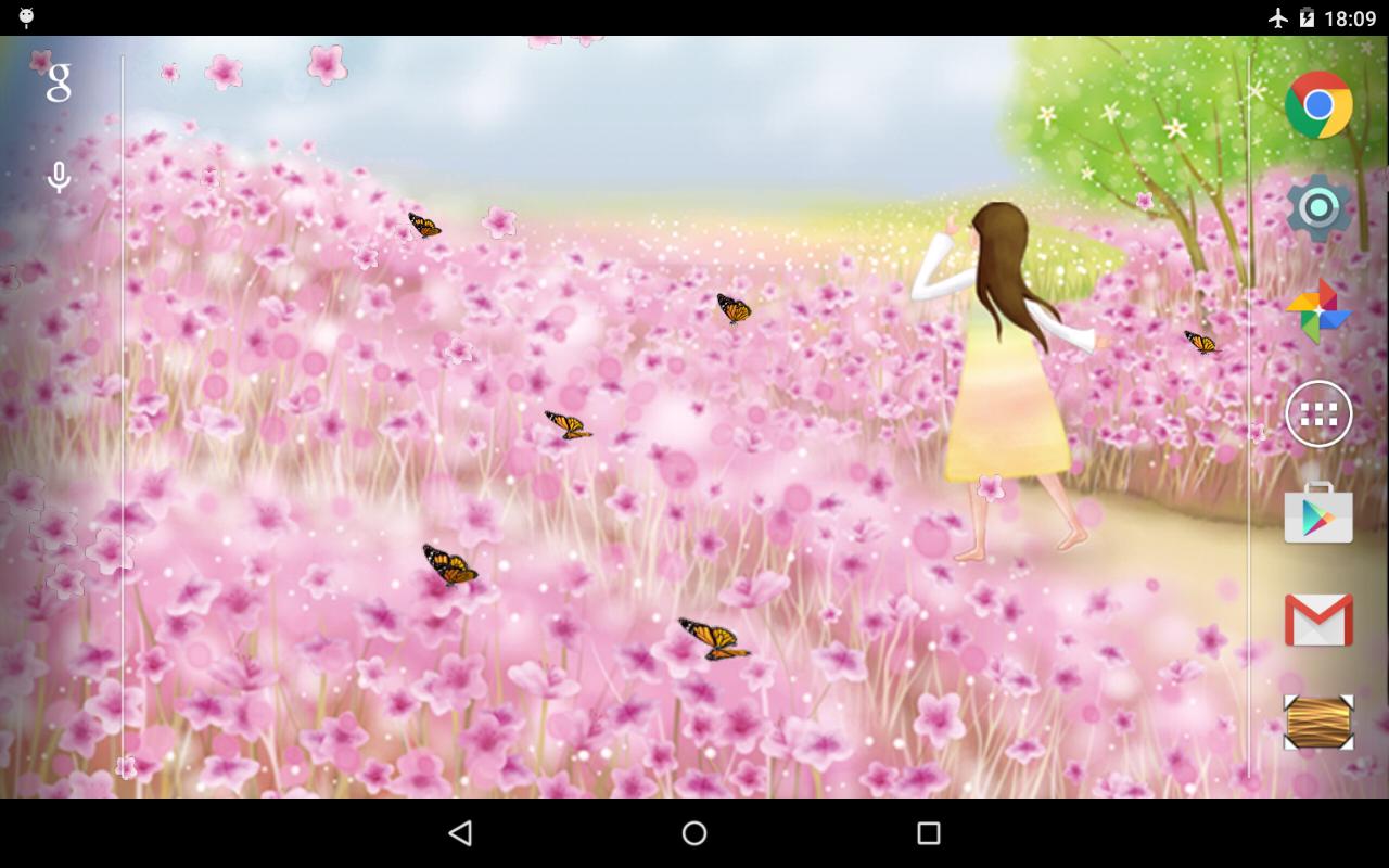 Lily's Garden Live Wallpaper
