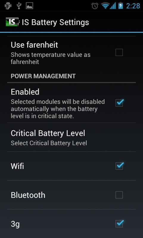 IS Battery Saver
