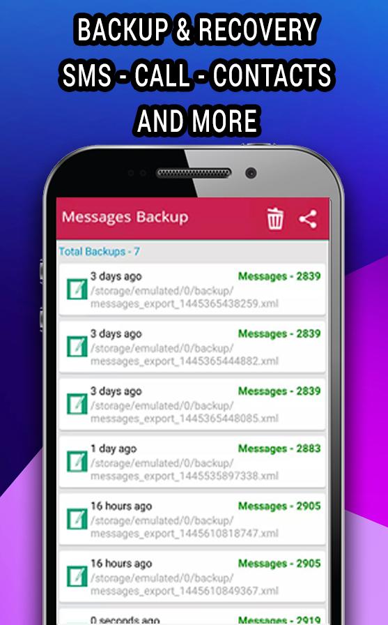 Super Recovery & Restore (SMS-CALL-CONTACTS-APPS)