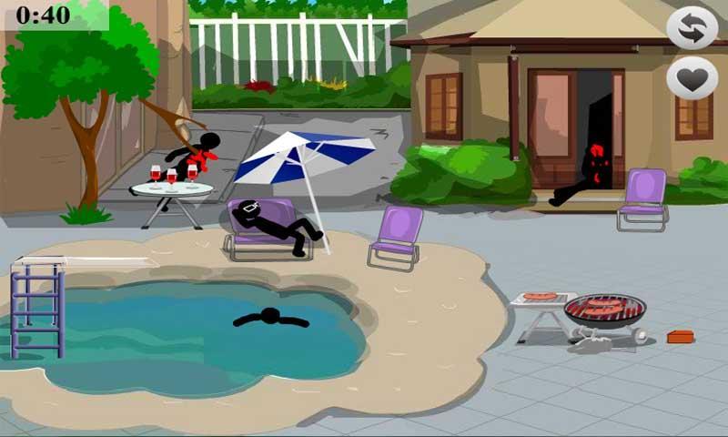 Stickman Crime BBQ and Street