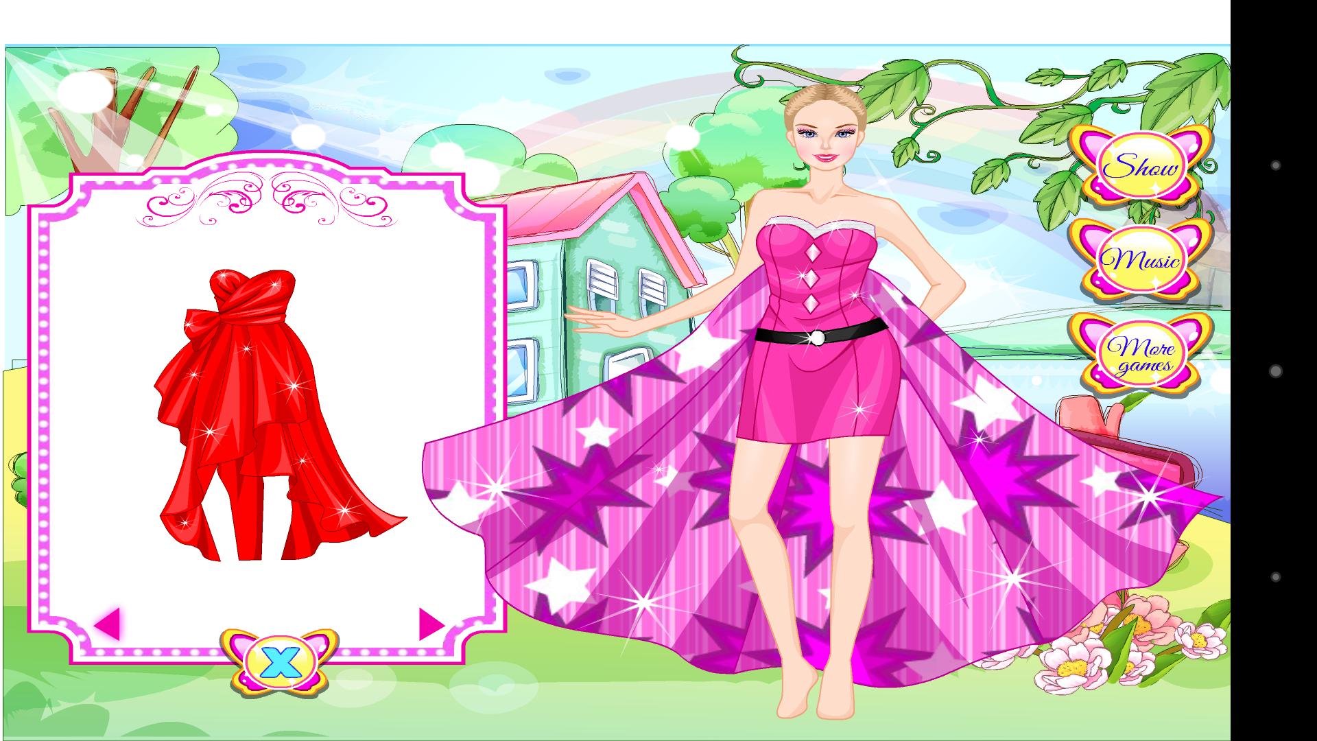 Summer Princess dress up game